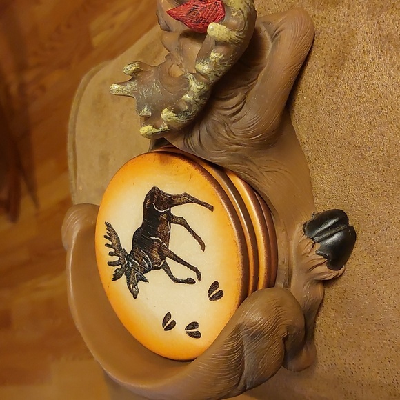 Moose coaster set - Picture 5 of 6